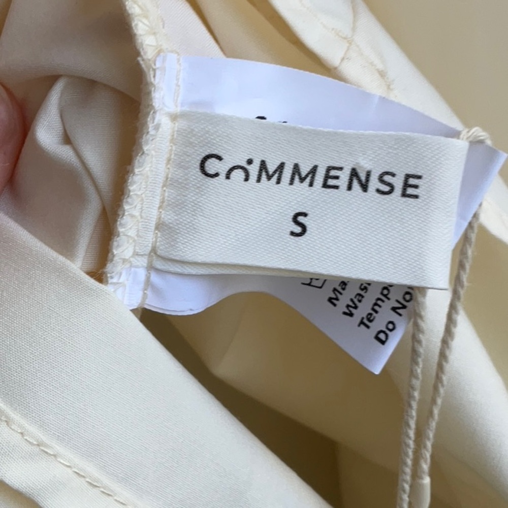 Commense Cream Sleeveless Dress - Picture 3 of 4
